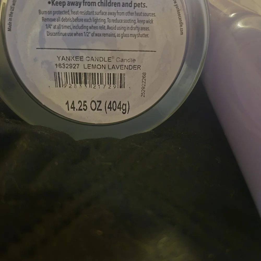 2 Yankee Candle Lavender Lemon Delight 14.5oz - Picture 4 of 5